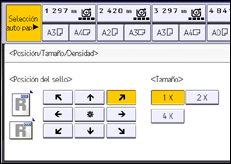 Ilustración de la pantalla panel de mandos