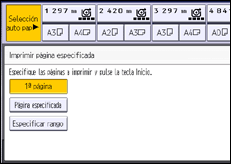 Ilustración de la pantalla panel de mandos