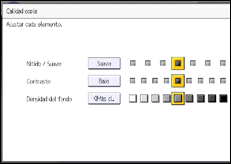 Ilustración de la pantalla panel de mandos