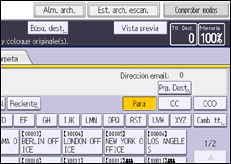 Ilustración de la pantalla panel de mandos