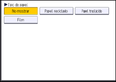 Ilustración de la pantalla panel de mandos