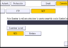 Ilustración de la pantalla panel de mandos