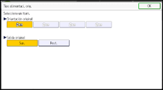 Ilustración de la pantalla panel de mandos