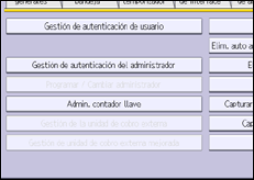 Ilustración de la pantalla panel de mandos
