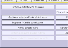 Ilustración de la pantalla panel de mandos