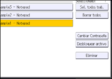 Ilustración de la pantalla panel de mandos