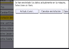 Ilustración de la pantalla panel de mandos