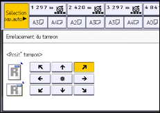 Illustration de l'écran du panneau de commande