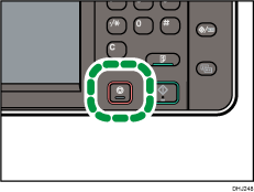 Illustrazione del tasto Stop