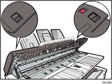Illustrazione interno del coperchio dello scanner