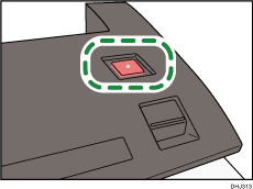 Illustrazione del tasto Stop scanner