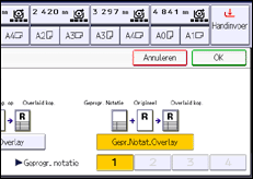 Schermafbeelding bedieningspaneel