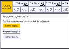 Schermafbeelding bedieningspaneel