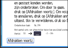 Schermafbeelding bedieningspaneel