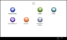 Schermafbeelding bedieningspaneel