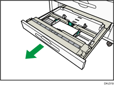 Afbeelding lade voor afgesneden papier
