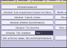 Schermafbeelding bedieningspaneel