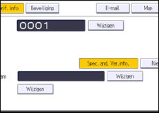 Schermafbeelding bedieningspaneel