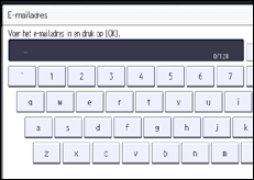 Schermafbeelding bedieningspaneel