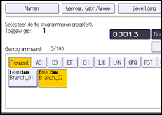 Schermafbeelding bedieningspaneel