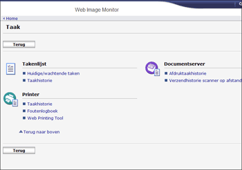 Schermillustratie van toepassing