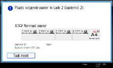 Schermafbeelding bedieningspaneel