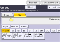 Schermafbeelding bedieningspaneel