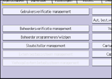 Schermafbeelding bedieningspaneel