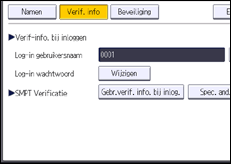 Schermafbeelding bedieningspaneel