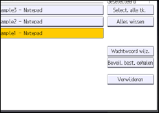 Schermafbeelding bedieningspaneel