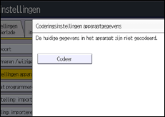 Schermafbeelding bedieningspaneel