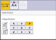 Operation panel screen illustration