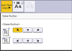 Operation panel screen illustration
