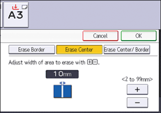 Operation panel screen illustration