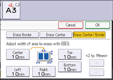Operation panel screen illustration