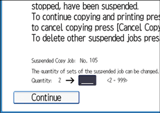 Operation panel screen illustration