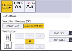 Operation panel screen illustration
