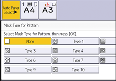 Operation panel screen illustration
