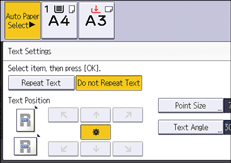 Operation panel screen illustration