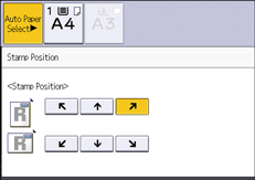 Operation panel screen illustration
