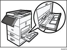Bypass tray illustration