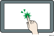 Illustration of Double tap