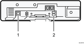 Connecting to the interfaces illustration numbered callout illustration