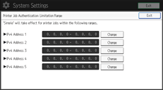 Operation panel screen illustration