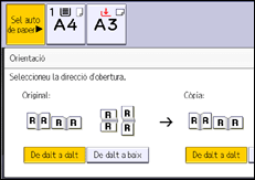 Il·lustració de pantalla del panell d'operacions