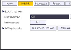 Illustration af displayet på betjeningspanelet