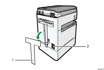 Nummereret illustration af hovedenheden