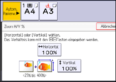 Abbildung Bedienfeld-Display