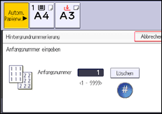 Abbildung Bedienfeld-Display