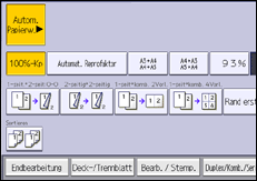 Abbildung Bedienfeld-Display